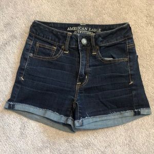American Eagle Outfitters Womens Super Stretch Denim Shorts Size 2